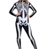 Skeleton Jumpsuit Costume For Women 1 Skeleton Jumpsuit Costume For Women -Halloween Costumes womens jumpsuit skeleton costume