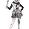 Fun World Killer Clown Women's Costume -Halloween Costumes womens killer clown costume 1