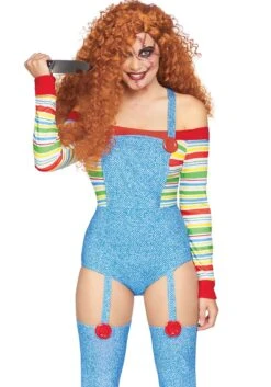 LEG AVENUE Killer Doll Costume For Women -Halloween Costumes womens killer doll costume alt 1