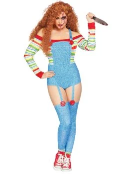 LEG AVENUE Killer Doll Costume For Women -Halloween Costumes womens killer doll costume alt 2