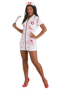Women's Killer Nurse Costume Dress