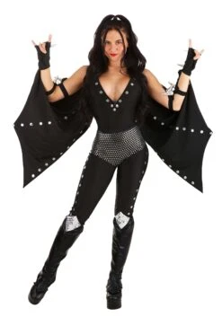 KISS Demon Costume For Women -Halloween Costumes womens kiss demon costume alt 4