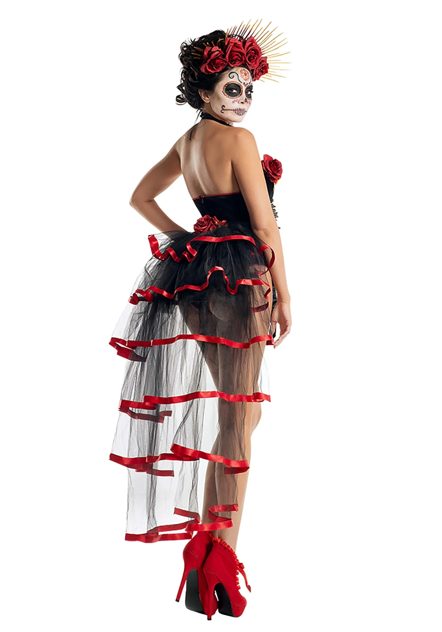 Women's La Muerta Costume 4 Women's La Muerta Costume - Image 2