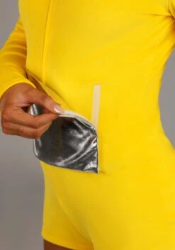 Teletubbies Laa-Laa Romper Women's Costume 19 Teletubbies Laa-Laa Romper Women's Costume -Halloween Costumes womens laa laa teletubbies romper alt 4