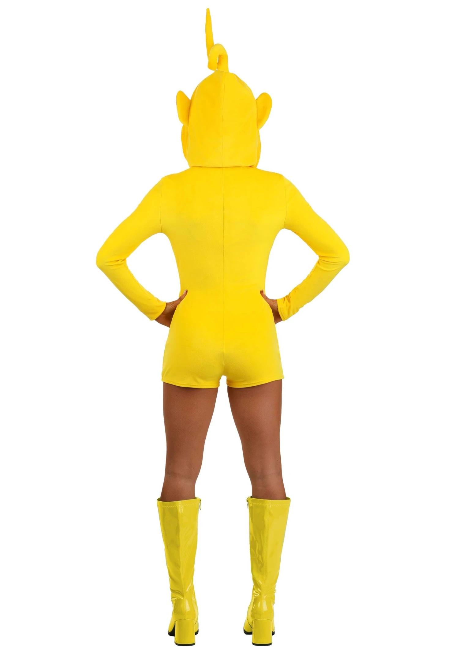 Teletubbies Laa-Laa Romper Women's Costume 4 Teletubbies Laa-Laa Romper Women's Costume - Image 2