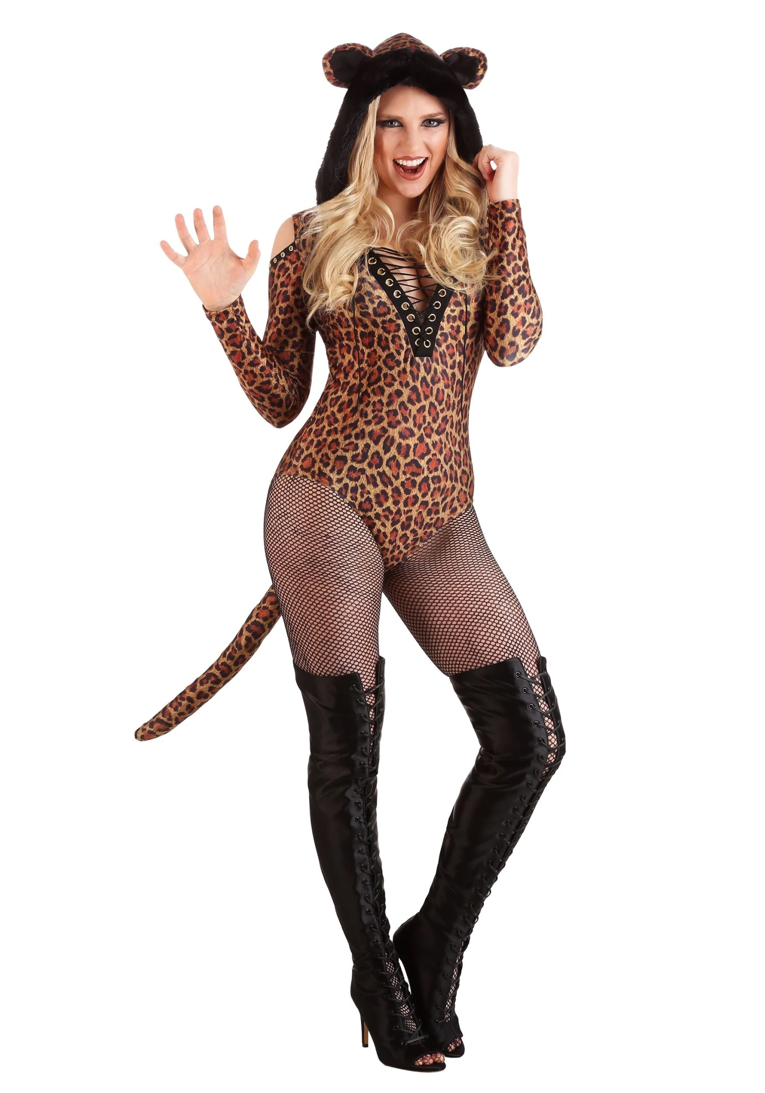 Leopard Leotard Women's Costume 3 Leopard Leotard Women's Costume