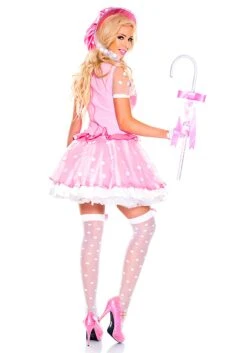 MUSIC LEGS Little Bo Peep Women's Costume 5 MUSIC LEGS Little Bo Peep Women's Costume -Halloween Costumes womens little bo peep costume alt 1