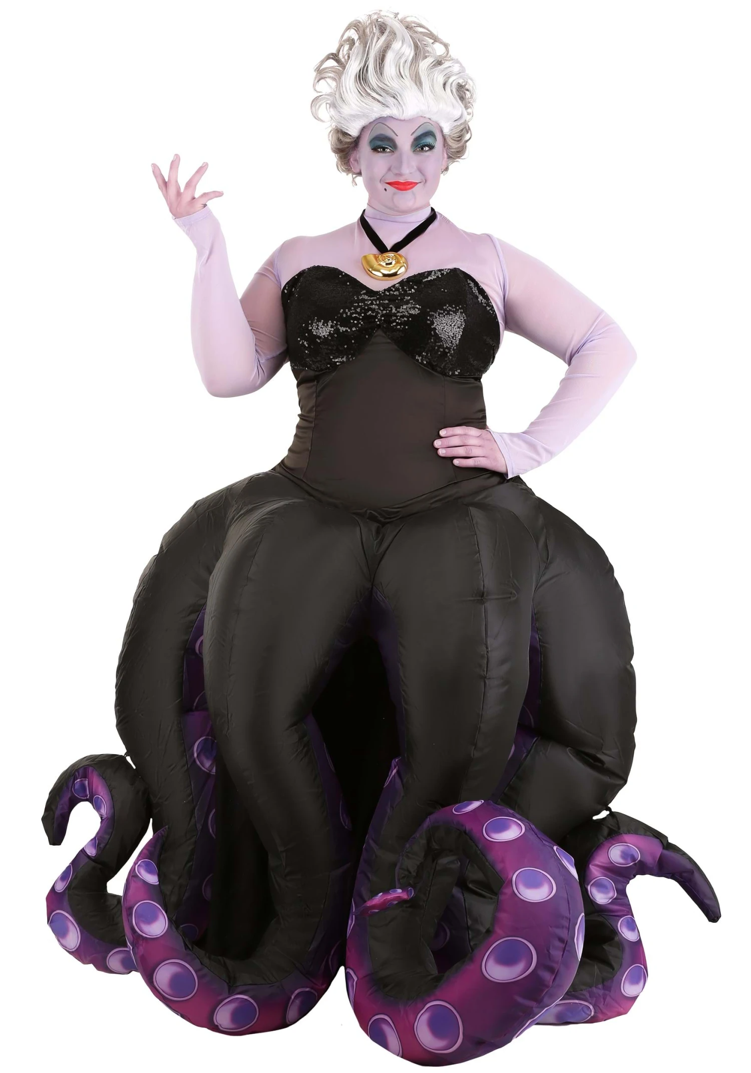 Plus Size Women's Little Mermaid Prestige Ursula Costume 3 Plus Size Women's Little Mermaid Prestige Ursula Costume