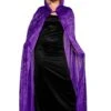Long Purple Cloak For Women 2 Long Purple Cloak For Women -Halloween Costumes womens long purple cloak