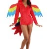 Macaw Parrot Women's Costume 1 Macaw Parrot Women's Costume -Halloween Costumes womens macaw parrot costume