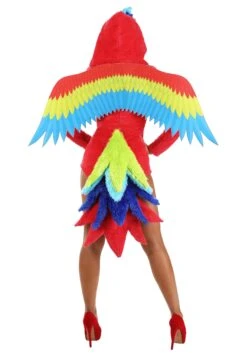 Macaw Parrot Women's Costume -Halloween Costumes womens macaw parrot costume alt 1