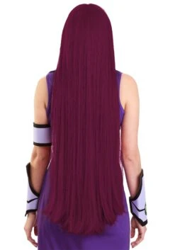 Magenta Superhero Wig For Women -Halloween Costumes womens magenta superhero wig2