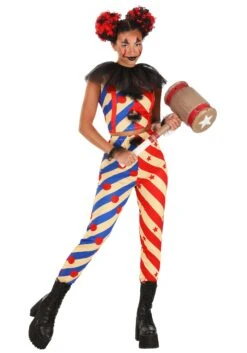Smiffys Woman's Malicious Clown Costume 10 Smiffys Woman's Malicious Clown Costume -Halloween Costumes womens malicious clown costume alt 4