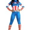JAZWARES Marvel Classic Captain America Costume For Women -Halloween Costumes womens marvel classic captain america costume