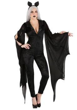 Midnight Bat Costume For Women 7 Midnight Bat Costume For Women -Halloween Costumes womens midnight bat costume alt 2