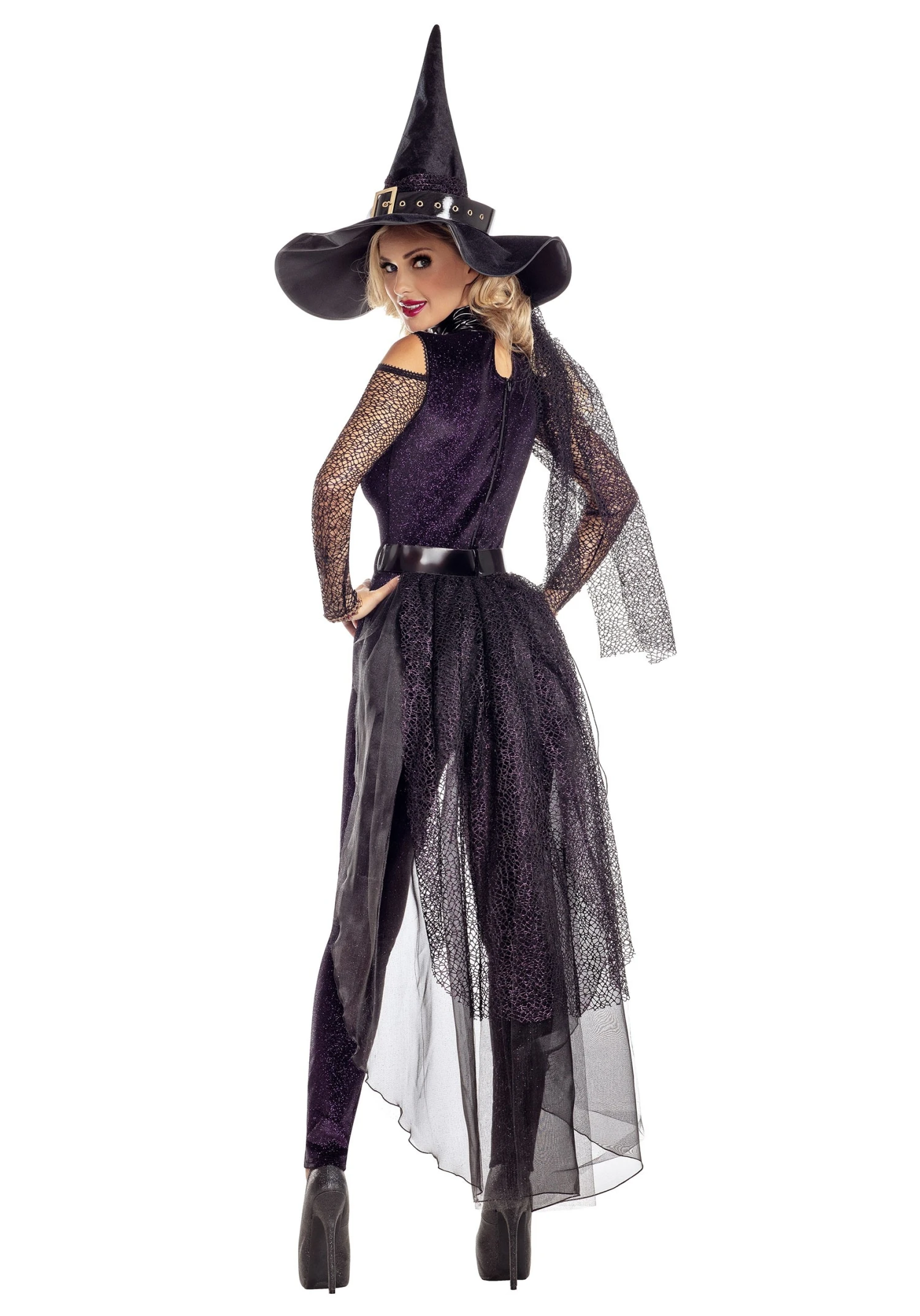 Midnight Violet Women's Witch Costume 4 Midnight Violet Women's Witch Costume - Image 2
