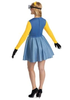 Minion Costume Dress For Women -Halloween Costumes womens minion costume dress alt 2