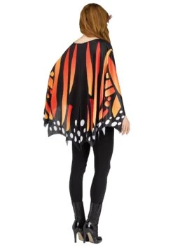 Fun World Womens Monarch Butterfly Poncho -Halloween Costumes womens monarch butterfly poncho alt 1