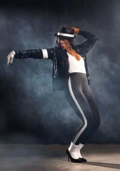 Michael Jackson Moonwalk Costume For Women -Halloween Costumes womens moonwalk michael jackson costume alt 4