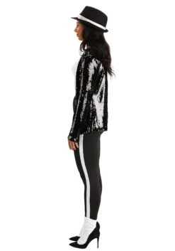 Michael Jackson Moonwalk Costume For Women -Halloween Costumes womens moonwalk michael jackson costume alt 8