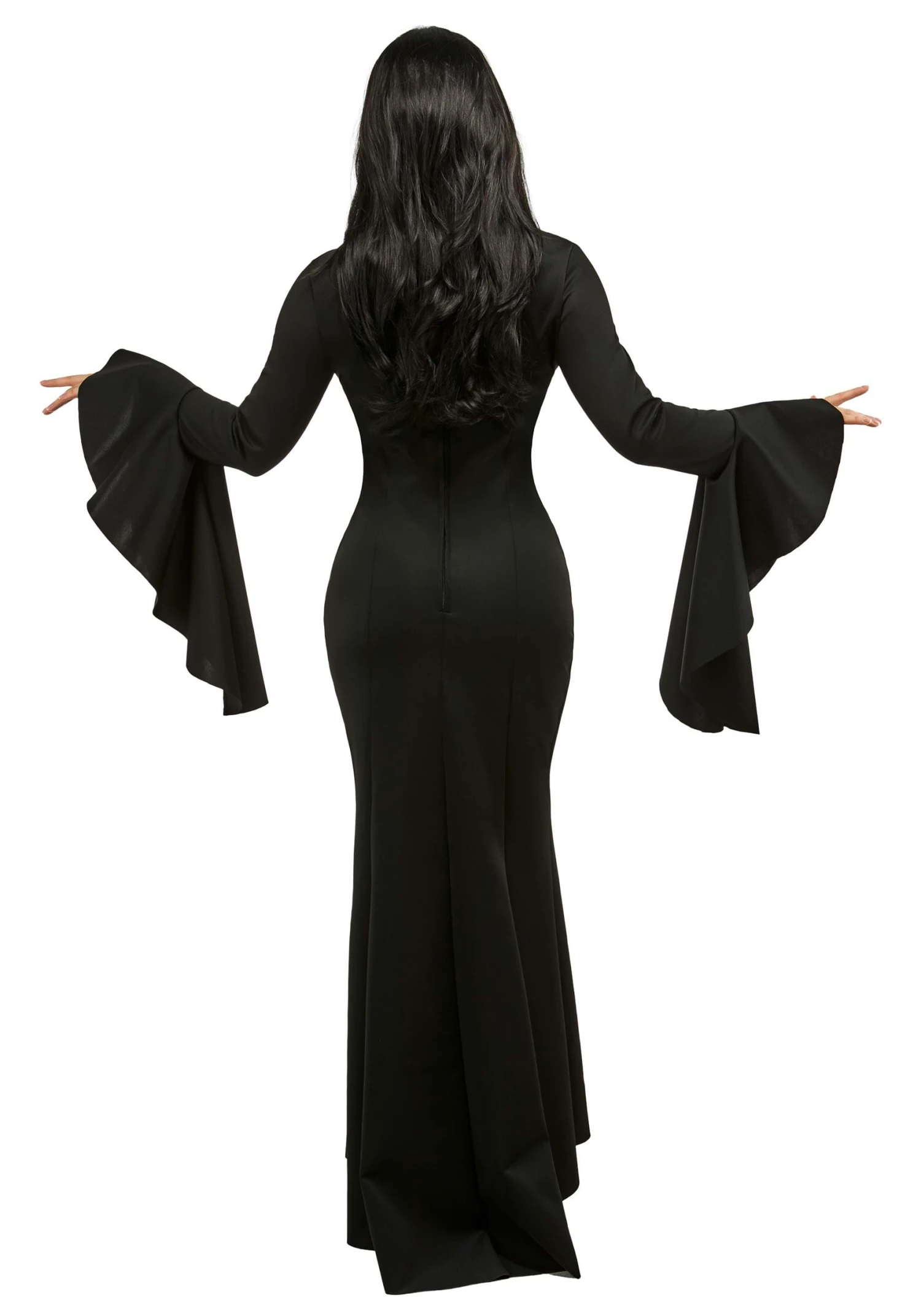 Women's The Addams Family Morticia Costume Dress 6 Women's The Addams Family Morticia Costume Dress - Image 4