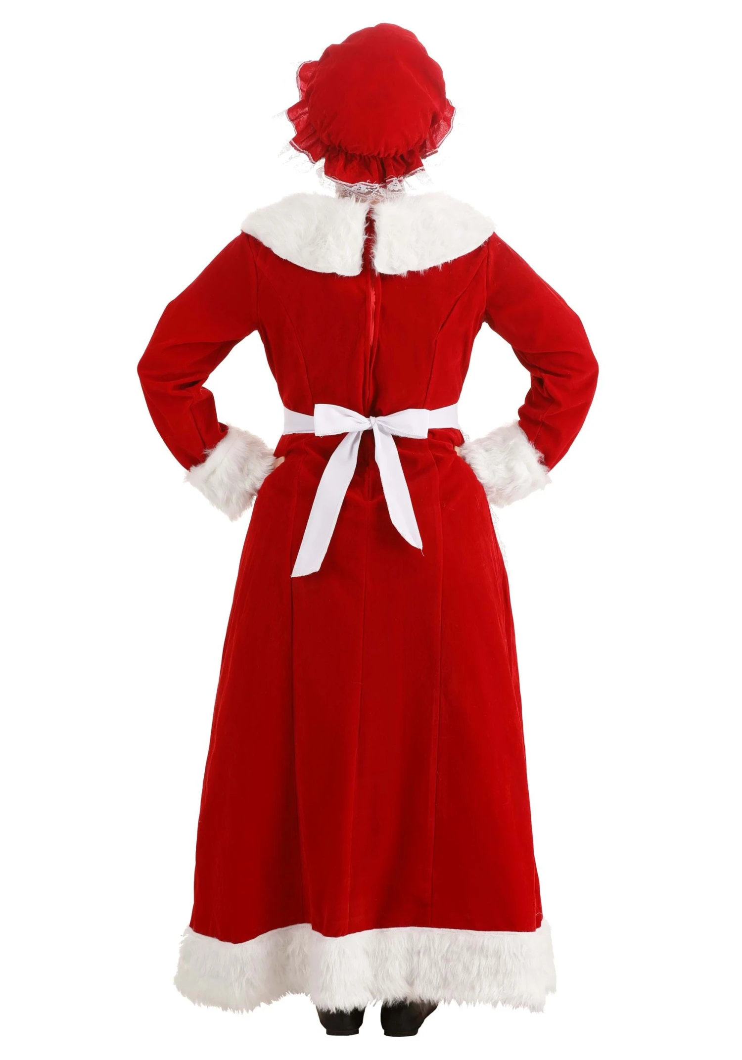 Deluxe Mrs. Claus Costume For Women 5 Deluxe Mrs. Claus Costume For Women - Image 3