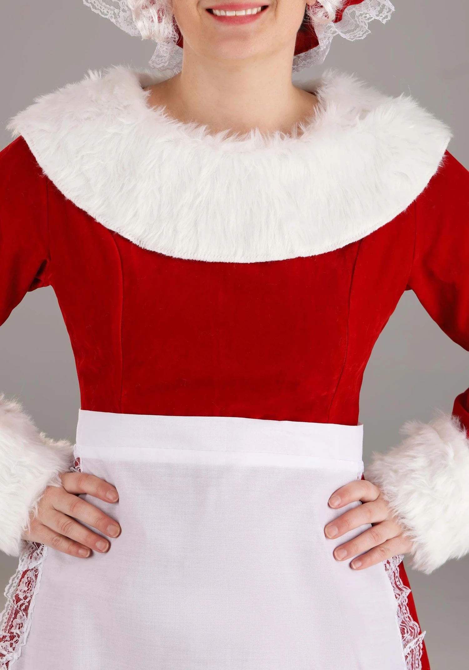 Deluxe Mrs. Claus Costume For Women 7 Deluxe Mrs. Claus Costume For Women - Image 5