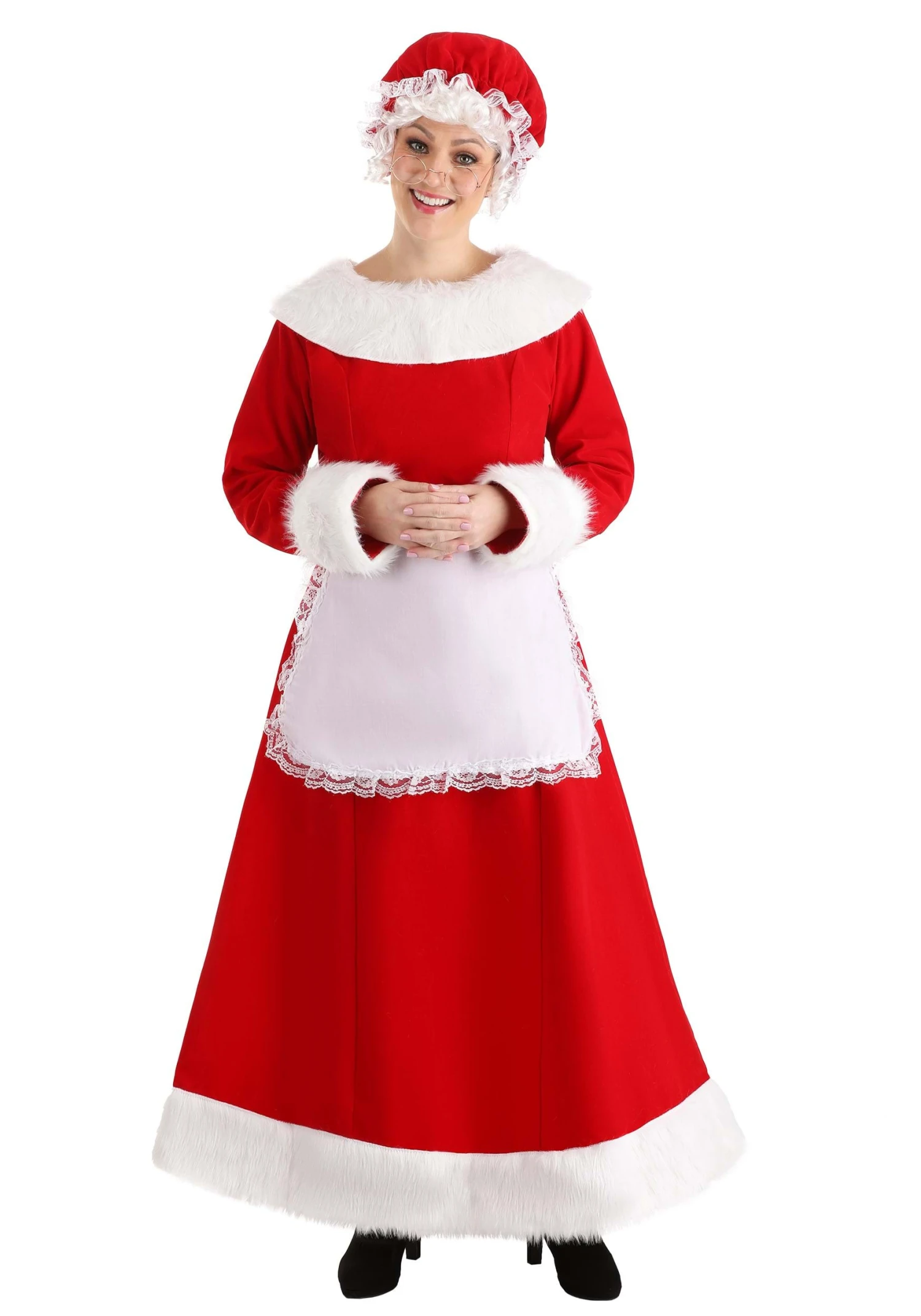Deluxe Mrs. Claus Costume For Women 10 Deluxe Mrs. Claus Costume For Women - Image 8