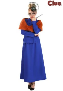 Mrs. Peacock Clue Costume For Women 10 Mrs. Peacock Clue Costume For Women -Halloween Costumes womens mrs peacock clue costume alt 2