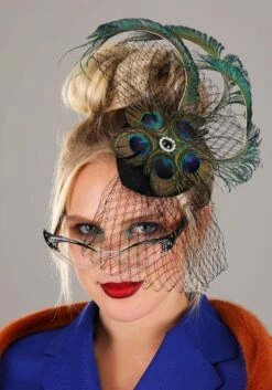 Mrs. Peacock Clue Costume For Women 12 Mrs. Peacock Clue Costume For Women -Halloween Costumes womens mrs peacock clue costume alt 4