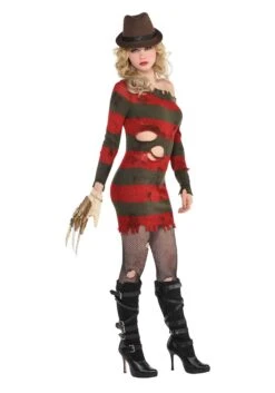 AMSCAN Women's Nightmare Ms. Freddy Krueger Costume