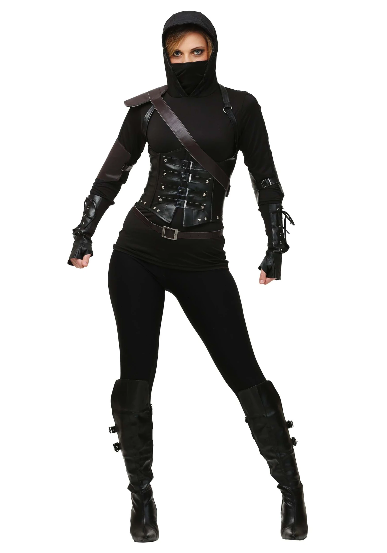 Shadow Ninja Assassin Costume For Women 11 Shadow Ninja Assassin Costume For Women - Image 9