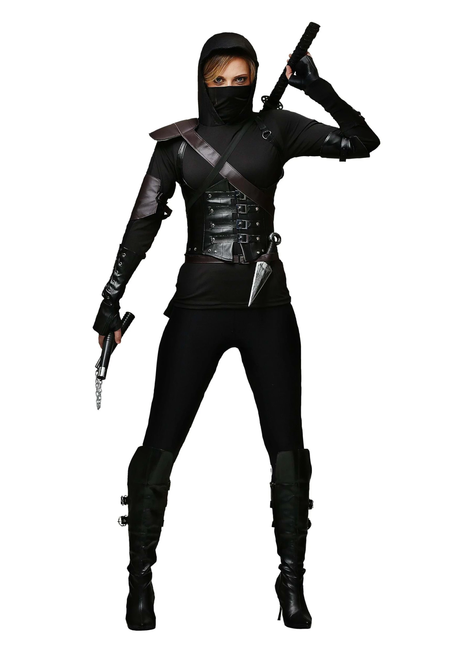 Shadow Ninja Assassin Costume For Women 12 Shadow Ninja Assassin Costume For Women - Image 10