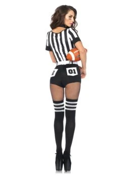 LEG AVENUE No Rules Referee Costume For Women -Halloween Costumes womens no rules referee costume alt1