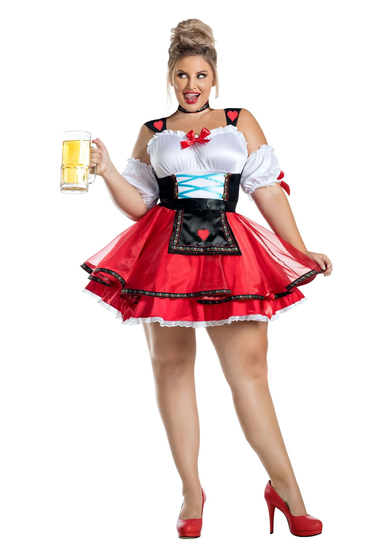Plus Size Oktoberfest Hottie Costume For Women 3 Plus Size Oktoberfest Hottie Costume For Women