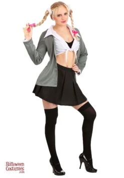 Women's One More Time Pop Singer Costume -Halloween Costumes womens one more time pop singer costume alt 3