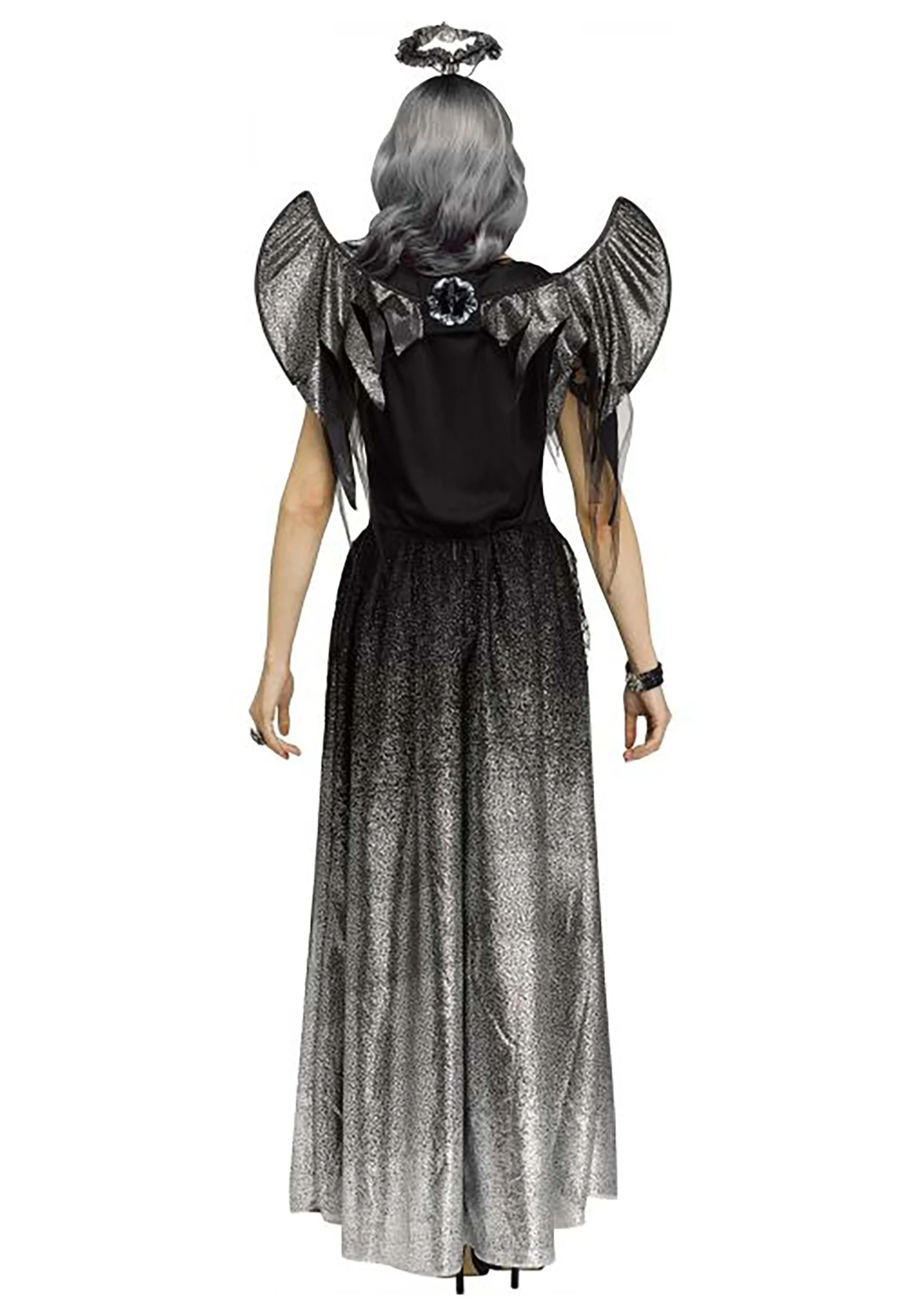 Fun World Onyx Angel Costume For Women 4 Fun World Onyx Angel Costume For Women - Image 2