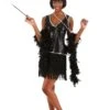 Women's Onyx Flapper Costume Dress 1 Women's Onyx Flapper Costume Dress -Halloween Costumes womens onyx flapper costume