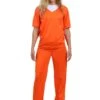 Women's Orange Prisoner Costume 2 Women's Orange Prisoner Costume -Halloween Costumes womens orange prisoner costume