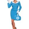 Women's Panam Airlines Flight Attendant Costume 2 Women's Panam Airlines Flight Attendant Costume -Halloween Costumes womens panam airlines flight attendant costume