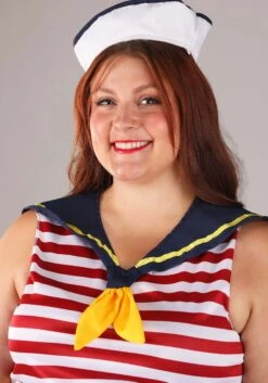 Perfect Pin Up Sailor Costume For Women 9 Perfect Pin Up Sailor Costume For Women -Halloween Costumes womens perfect pin up sailor costume alt 3 1