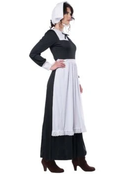Pilgrim Women's Costume 10 Pilgrim Women's Costume -Halloween Costumes womens pilgrim costume alt 3