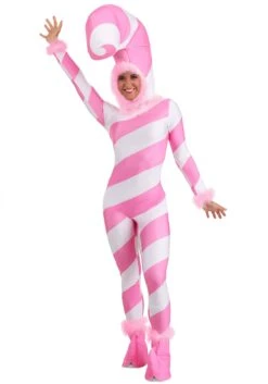 Womens Pink Candy Cane Costume