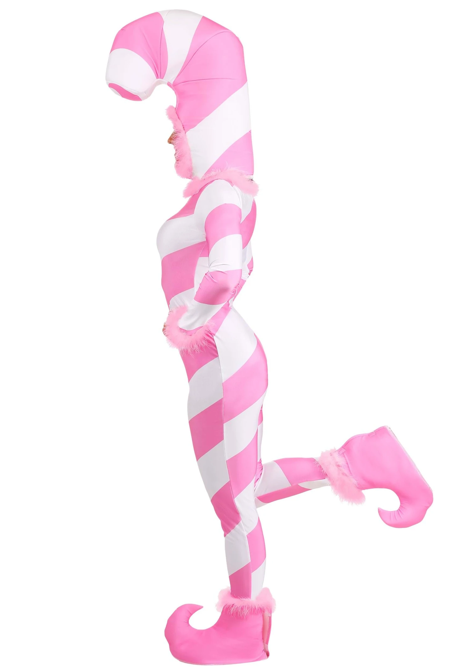 Womens Pink Candy Cane Costume 4 Womens Pink Candy Cane Costume - Image 2