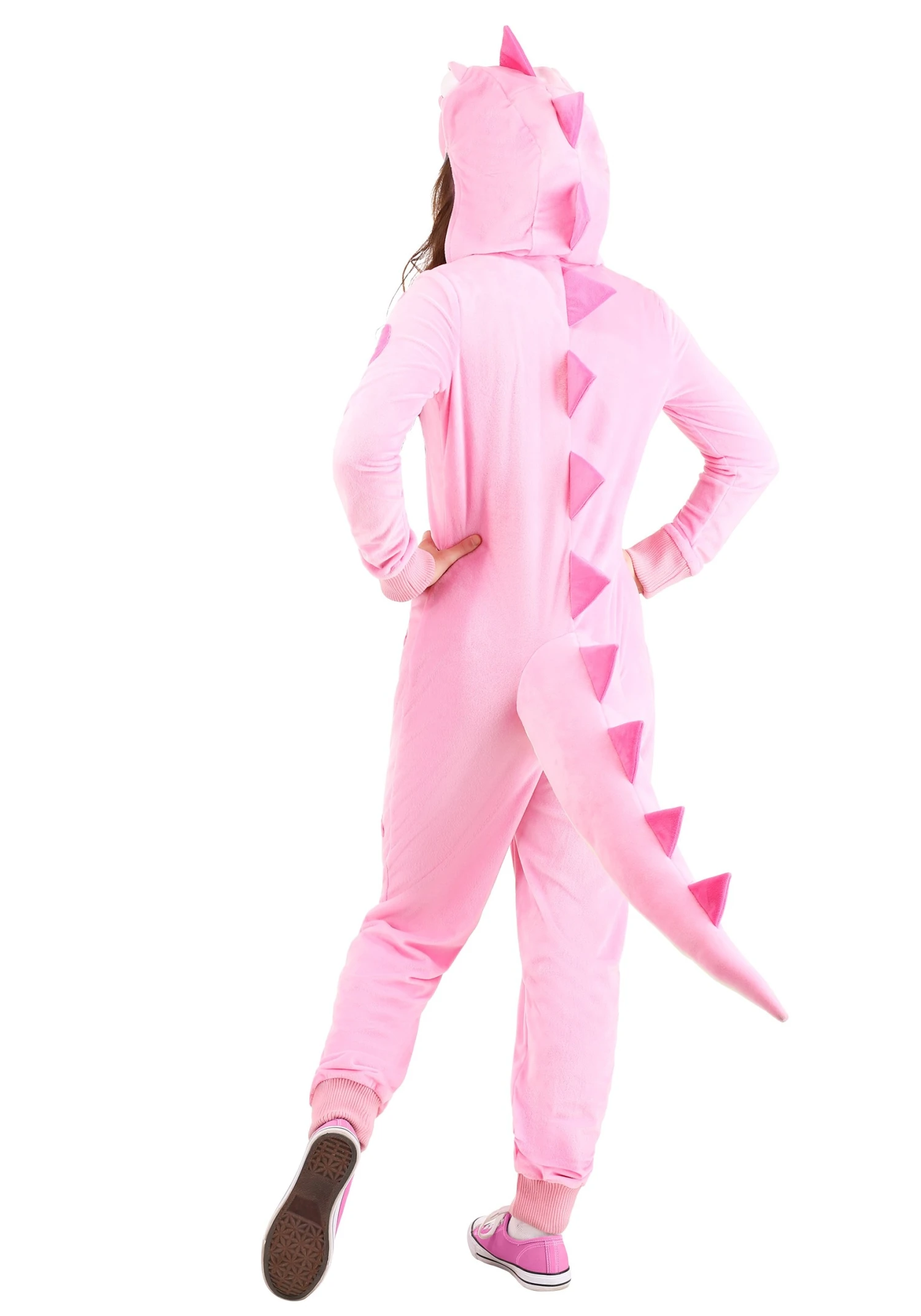 Pink Dinosaur Onesie For Women 4 Pink Dinosaur Onesie For Women - Image 2