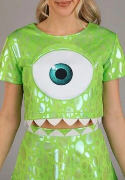 Women's Pixar Monsters Inc. Mike Wazowski Costume 15 Women's Pixar Monsters Inc. Mike Wazowski Costume -Halloween Costumes womens pixar monsters inc mike wazowski costume alt 5