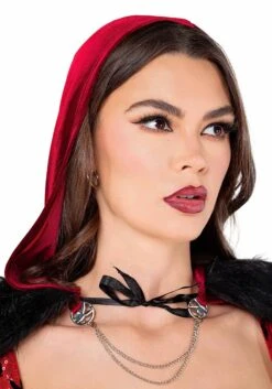 Roma Women's Playboy Bunny Red Riding Hood Sexy Costume -Halloween Costumes womens playboy red riding hood costume alt 2