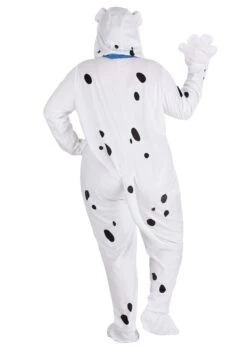 Perdita Costume For Plus Size Women From Disney's 101 Dalmatians -Halloween Costumes womens plus 101 dalmatians perdita costume onesie alt 6