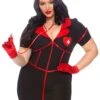 LEG AVENUE Adult's Plus Size Bedside Babe Costume 2 LEG AVENUE Adult's Plus Size Bedside Babe Costume -Halloween Costumes womens plus bedside babe costume