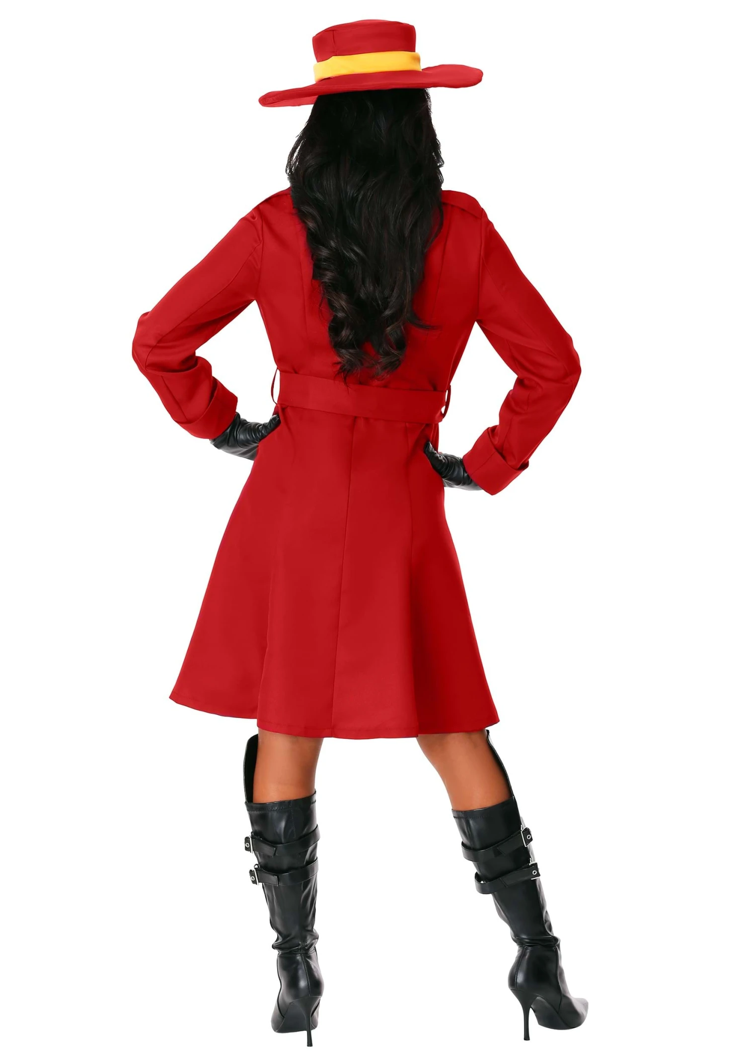 Women's Plus Size Carmen Sandiego Costume 4 Women's Plus Size Carmen Sandiego Costume - Image 2